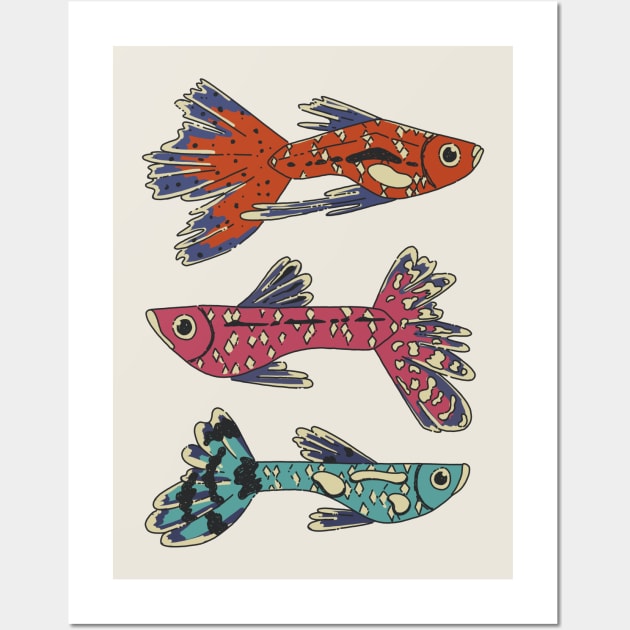 Aquarium Fish Wall Art by fernandaschallen